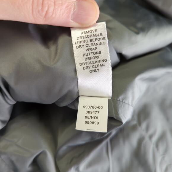 Banana Republic Sport Coat Removable Puffer‎ Blazer 3-in-1 Wool Gray Men's Large - Picture 12 of 12